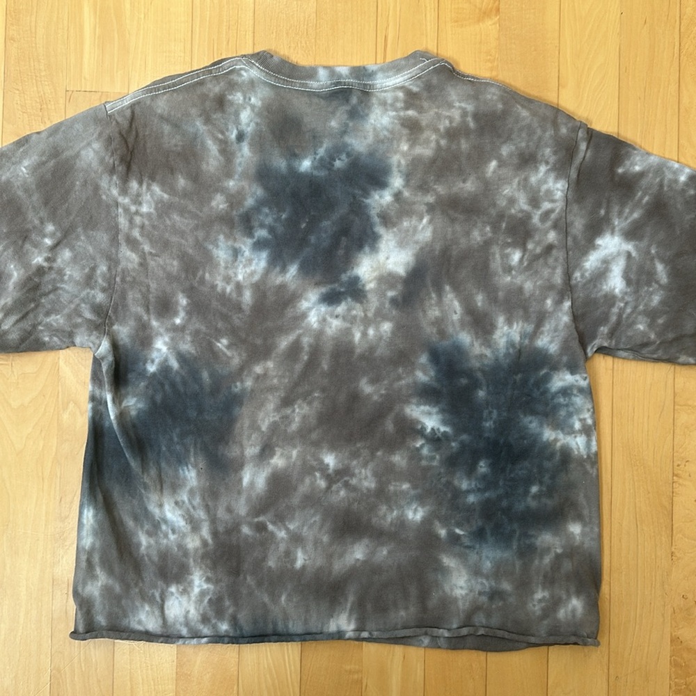 Tie-dye crop T-shirt, size M